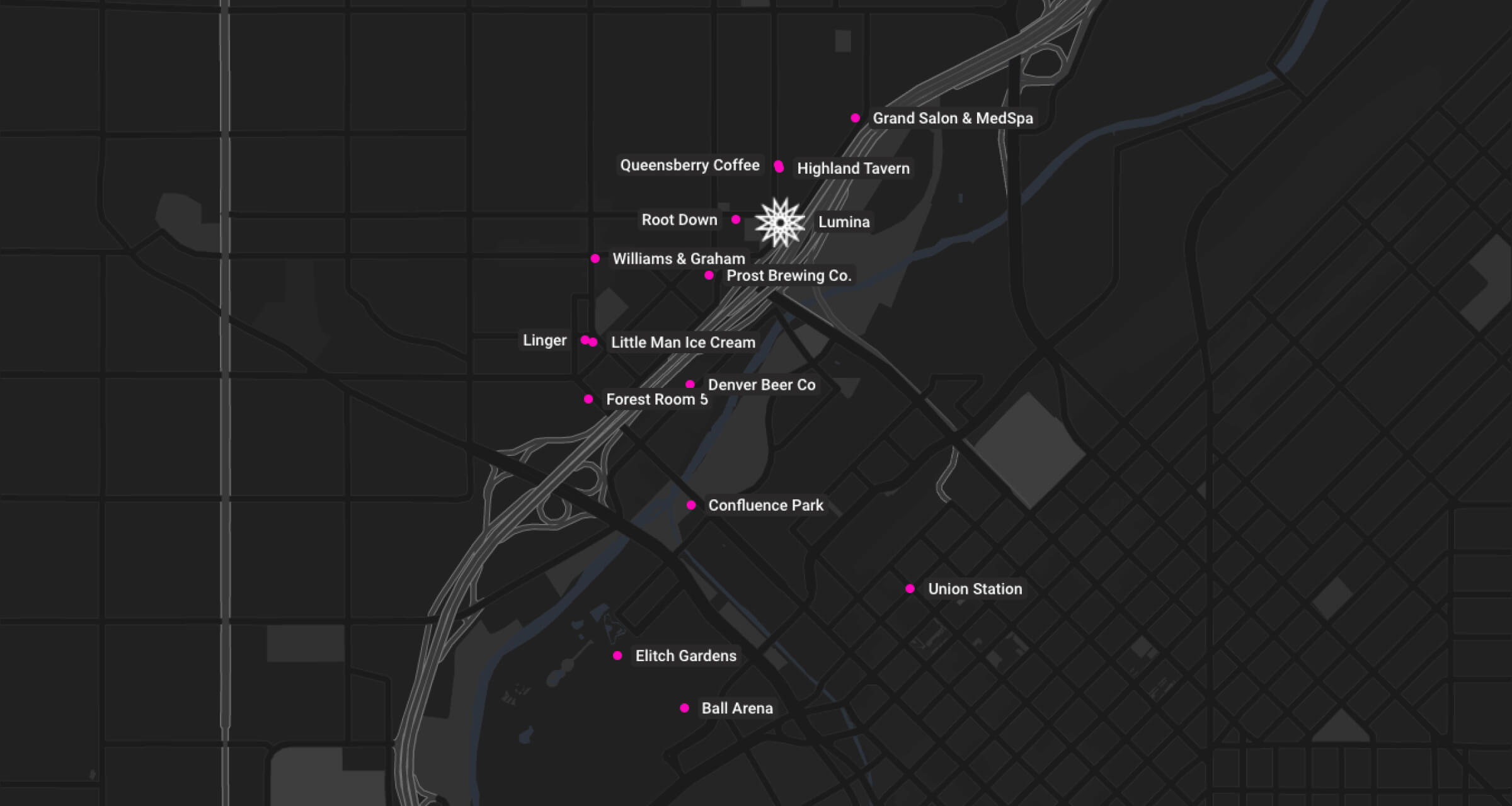 Lumina Map - Denver, CO
